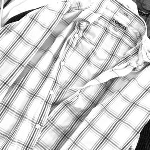 Express men’s L fitted dress shirt